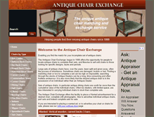 Tablet Screenshot of antiquechairmatching.com